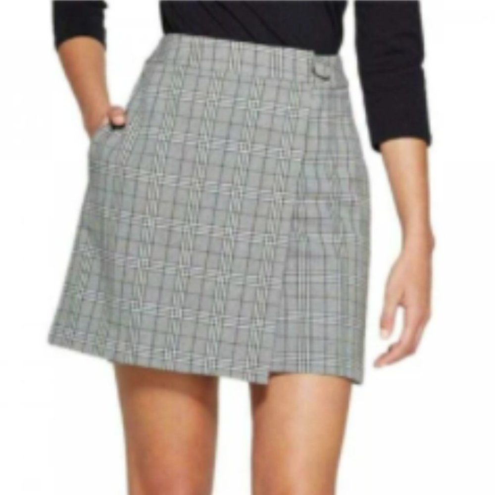 Women's Plaid Wrap Skirt